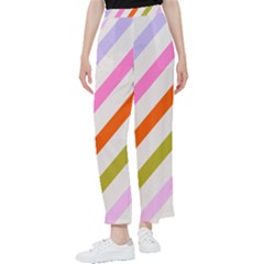 Lines Geometric Background Women s Pants 