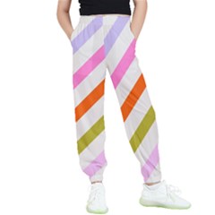 Lines Geometric Background Kids  Joggers