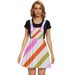 Lines Geometric Background Apron Dress