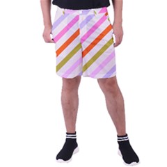 Lines Geometric Background Men s Pocket Shorts