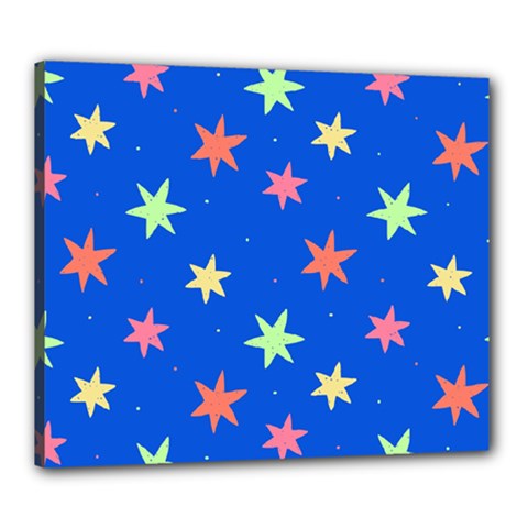 Background Star Darling Galaxy Canvas 24  X 20  (stretched) by Maspions