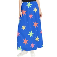 Background Star Darling Galaxy Maxi Chiffon Skirt by Maspions