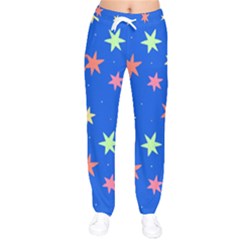 Background Star Darling Galaxy Women Velvet Drawstring Pants by Maspions
