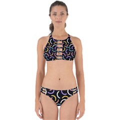 Abstract Pattern Wallpaper Perfectly Cut Out Bikini Set