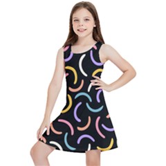 Abstract Pattern Wallpaper Kids  Lightweight Sleeveless Dress