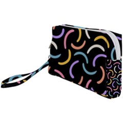 Abstract Pattern Wallpaper Wristlet Pouch Bag (small)