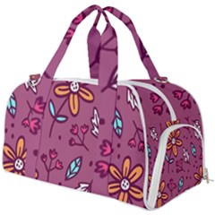 Flowers Petals Leaves Foliage Burner Gym Duffel Bag