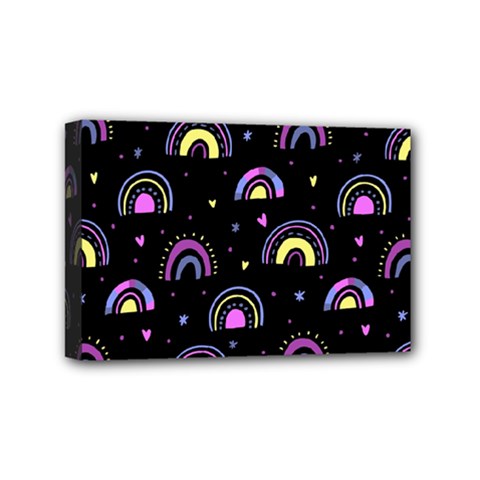 Wallpaper Pattern Rainbow Mini Canvas 6  X 4  (stretched)