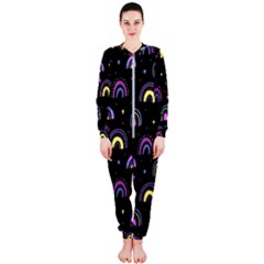 Wallpaper Pattern Rainbow Onepiece Jumpsuit (ladies) by Maspions