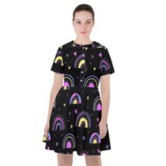 Wallpaper Pattern Rainbow Sailor Dress