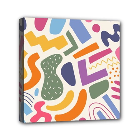 Abstract Pattern Background Mini Canvas 6  X 6  (stretched)