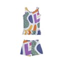 Abstract Pattern Background Kids  Boyleg Swimsuit View1