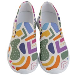 Abstract Pattern Background Men s Lightweight Slip Ons