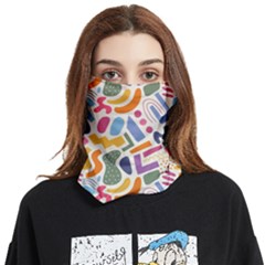 Abstract Pattern Background Face Covering Bandana (two Sides)