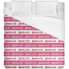 Breathe In Life, Breathe Out Love Text Motif Pattern Duvet Cover (king Size) by dflcprintsclothing