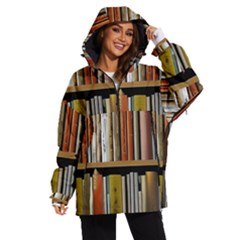 Book Nook Books Bookshelves Comfortable Cozy Literature Library Study Reading Reader Reading Nook Ro Women s Ski And Snowboard Waterproof Breathable Jacket