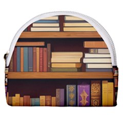 Book Nook Books Bookshelves Comfortable Cozy Literature Library Study Reading Room Fiction Entertain Horseshoe Style Canvas Pouch