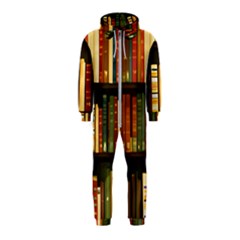 Books Bookshelves Library Fantasy Apothecary Book Nook Literature Study Hooded Jumpsuit (kids) by Grandong