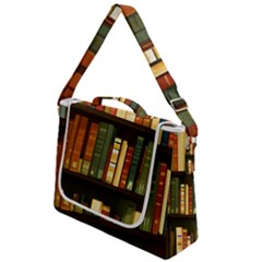 Books Bookshelves Library Fantasy Apothecary Book Nook Literature Study Box Up Messenger Bag by Grandong