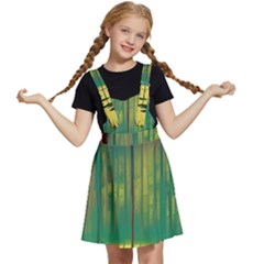 Nature Swamp Water Sunset Spooky Night Reflections Bayou Lake Kids  Apron Dress by Grandong