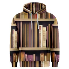 Books Bookshelves Office Fantasy Background Artwork Book Cover Apothecary Book Nook Literature Libra Men s Overhead Hoodie by Grandong