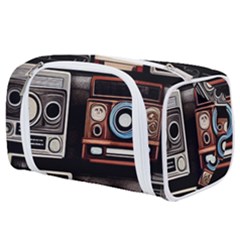 Retro Cameras Old Vintage Antique Technology Wallpaper Retrospective Toiletries Pouch