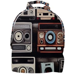 Retro Cameras Old Vintage Antique Technology Wallpaper Retrospective Mini Full Print Backpack