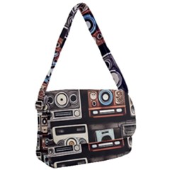 Retro Cameras Old Vintage Antique Technology Wallpaper Retrospective Courier Bag