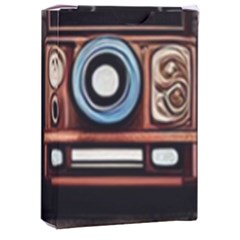 Retro Cameras Old Vintage Antique Technology Wallpaper Retrospective Playing Cards Single Design (Rectangle) with Custom Box