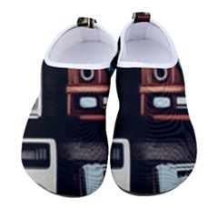 Retro Cameras Old Vintage Antique Technology Wallpaper Retrospective Kids  Sock-Style Water Shoes