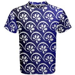 Pattern Floral Flowers Leaves Botanical Men s Cotton T-shirt by Maspions