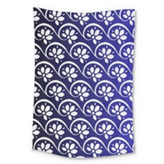 Pattern Floral Flowers Leaves Botanical Large Tapestry