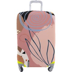 Abstract Boho Bohemian Style Retro Vintage Luggage Cover (large) by Proyonanggan