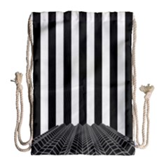 Stripes Geometric Pattern Digital Art Art Abstract Abstract Art Drawstring Bag (large) by Proyonanggan