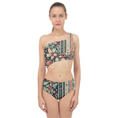 Winter Snow Holidays Spliced Up Two Piece Swimsuit