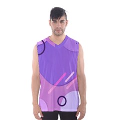 Colorful Labstract Wallpaper Theme Men s Basketball Tank Top by Apen