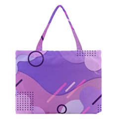 Colorful Labstract Wallpaper Theme Medium Tote Bag by Apen
