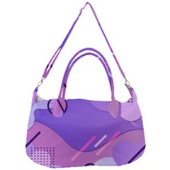 Colorful Labstract Wallpaper Theme Removable Strap Handbag by Apen