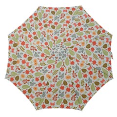 Background Pattern Flowers Design Leaves Autumn Daisy Fall Straight Umbrellas by Maspions