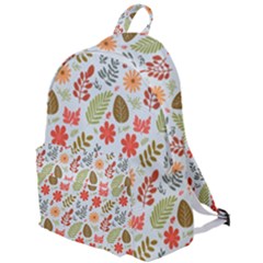 Background Pattern Flowers Design Leaves Autumn Daisy Fall The Plain Backpack by Maspions