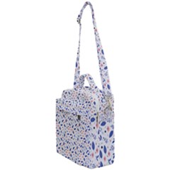 Background Pattern Floral Leaves Flowers Crossbody Day Bag