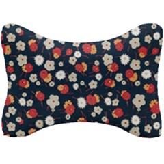 Flowers Pattern Floral Antique Floral Nature Flower Graphic Seat Head Rest Cushion