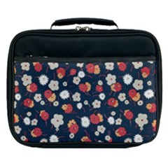 Flowers Pattern Floral Antique Floral Nature Flower Graphic Lunch Bag
