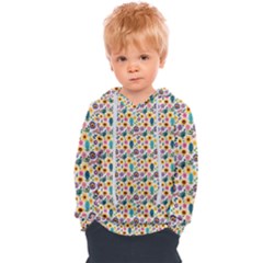 Floral Flowers Leaves Tropical Pattern Kids  Overhead Hoodie