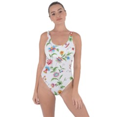 Vintage Floral Flower Pattern Art Nature Blooming Blossom Botanical Botany Bring Sexy Back Swimsuit