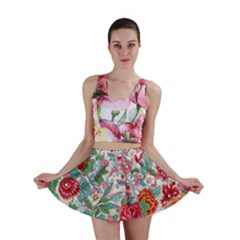 Flower Bloom Blossom Botanical Color Colorful Colour Element Digital Floral Floral Pattern Mini Skirt