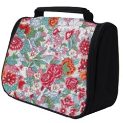 Flower Bloom Blossom Botanical Color Colorful Colour Element Digital Floral Floral Pattern Full Print Travel Pouch (big) by Maspions