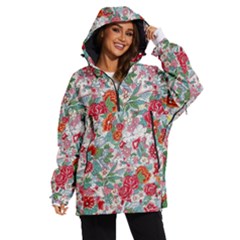 Flower Bloom Blossom Botanical Color Colorful Colour Element Digital Floral Floral Pattern Women s Ski And Snowboard Waterproof Breathable Jacket by Maspions