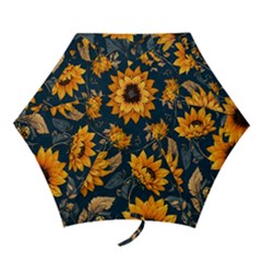 Flowers Pattern Spring Bloom Blossom Rose Nature Flora Floral Plant Mini Folding Umbrellas