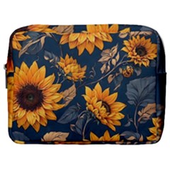 Flowers Pattern Spring Bloom Blossom Rose Nature Flora Floral Plant Make Up Pouch (large)